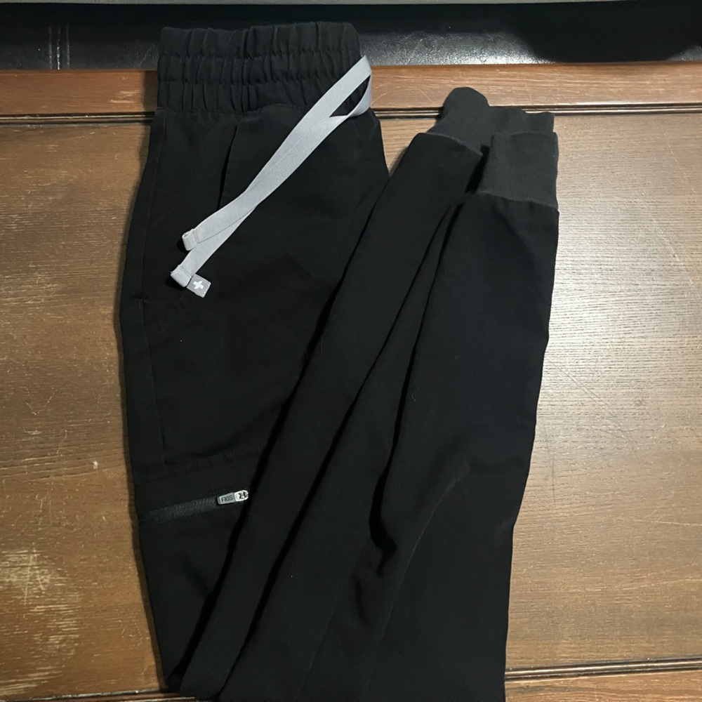 Figs scrunch high waist Zamora joggers Black size XXS